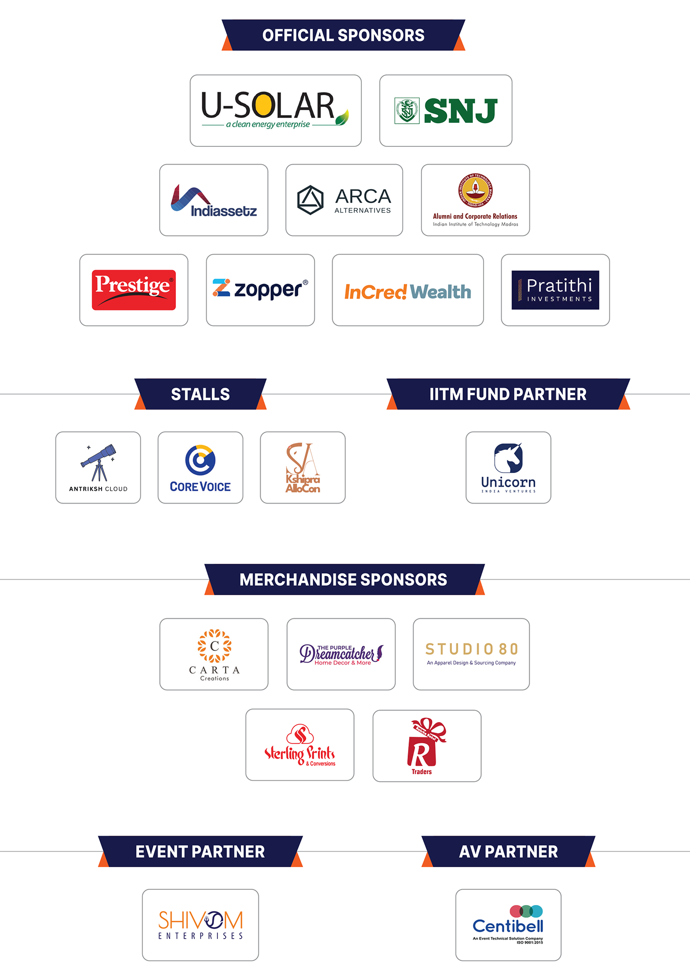 Our Sponsors