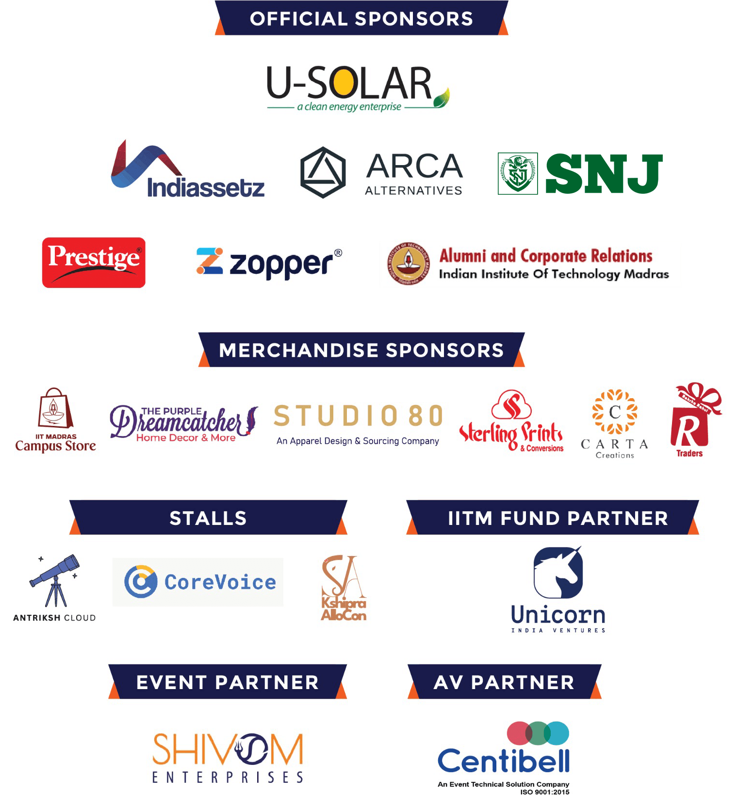 Our Sponsors
